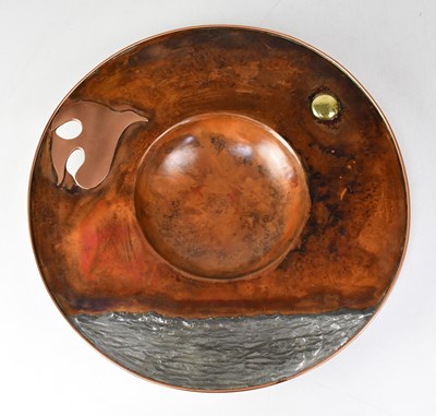Lot 661 - SAM FANAROFF BEM (1926-2019); a circular...