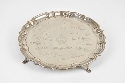 Lot 2304 - BARKER BROTHERS; a George VI hallmarked silver...