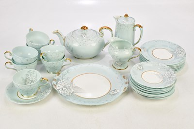 Lot 2972 - AYNSLEY; an Art Deco style tea service...