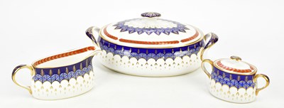 Lot 2986 - ROYAL CROWN DERBY; a 'Quail' pattern oval...