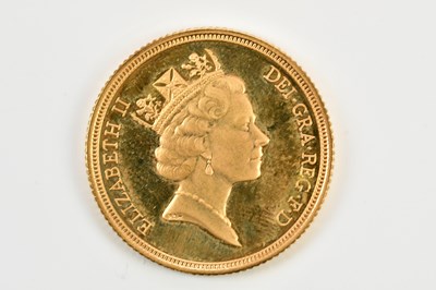 Lot 2565 - An Elizabeth II full sovereign; 1993.