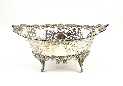 Lot 2302 - JOHN HUNT; an Edward VII hallmarked silver...