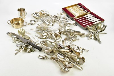Lot 2015 - A large quantity of plated items, mainly...