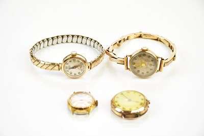 Lot 585 - An early 20th century 9ct gold lady's...