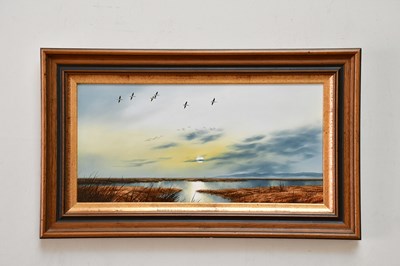 Lot 1778 - JOS HILLIARD; oil on board, 'Pink in the...