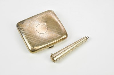 Lot 2250 - An Edwardian hallmarked silver cigarette case,...