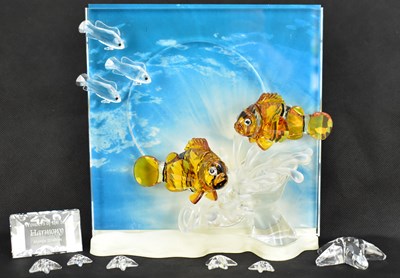 Lot 550 - SWAROVSKI; a crystal ornament, 'Harmony', from...