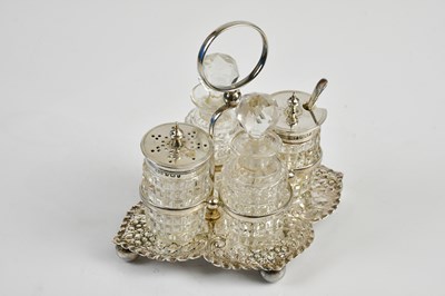 Lot 2167 - A late Victorian hallmarked silver bottle...