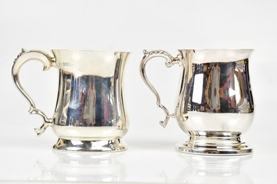 Lot 2101 - VINERS; a George V hallmarked silver baluster...