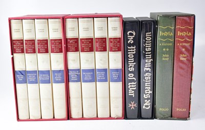 Lot 824 - FOLIO SOCIETY; two box sets, Edward Gibbon...