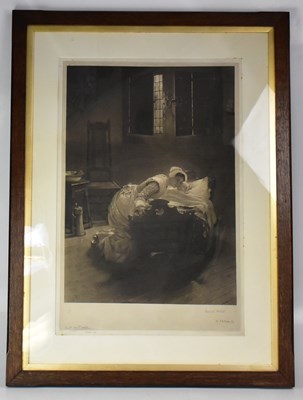 Lot 731 - NORMAN HIRST (1862-1956); a large mezzotint...