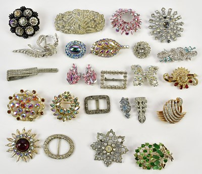 Lot 539 - A quantity of assorted marcasite and other...