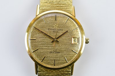 Lot 542 - ETERNA MATIC; a gentleman's 18ct gold cased De...