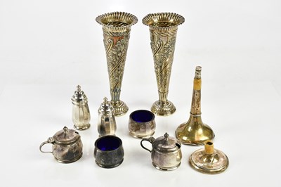 Lot 2195 - WILLIAM COMYNS; a pair of Victorian hallmarked...