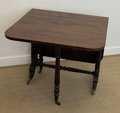 Lot 552 - A 19th century rosewood Sutherland table,...