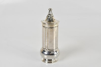 Lot 2700 - A E JONES; an Edward VII hallmarked silver...