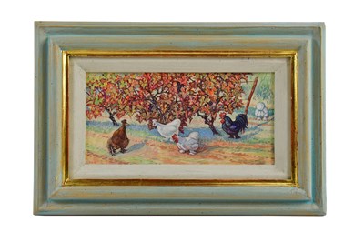 Lot 1587 - DENISE BATES (1928-2001); tempera, 'French...