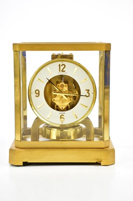 Lot 1323 - JAEGAR-LECOULTRE; a cased Atmos clock with...