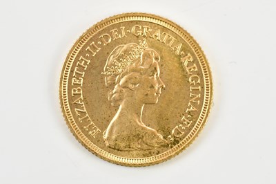 Lot 2569 - An Elizabeth II full sovereign, 1980.