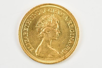 Lot 2570 - An Elizabeth II full sovereign, 1980.