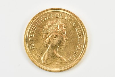 Lot 2577 - An Elizabeth II full sovereign, 1980.