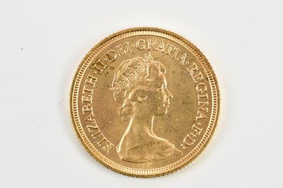 Lot 2586 - An Elizabeth II full sovereign, 1980.