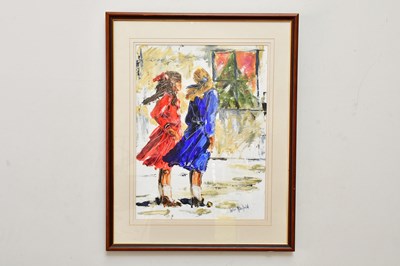 Lot 1784 - LOUISE MANSFIELD (Irish, 1950-2018); oil, two...