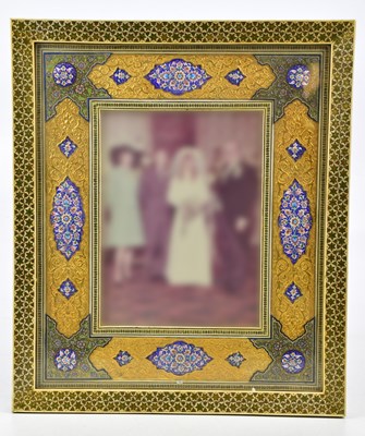 Lot 2714 - An Eastern, possibly Turkish, photograph frame,...