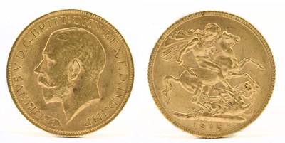 Lot 1863 - A George V full sovereign, 1913.