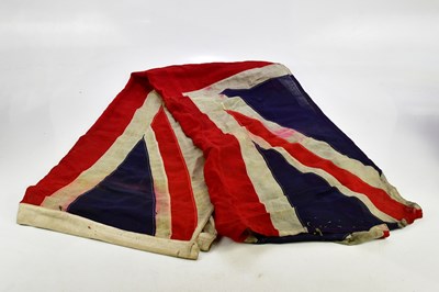 Lot 1437 - A vintage Union Jack flag, 84 x 182cm.