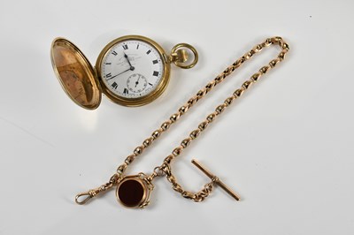 Lot 1778 - A Victorian 9ct gold pocket watch chain with...