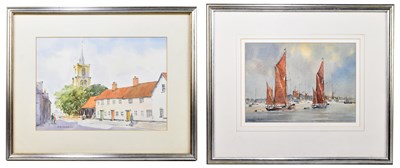 Lot 407 - SIDNEY CARDEW (born 1931); watercolour,...