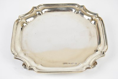 Lot 2307 - VINERS; a George VI hallmarked silver card...