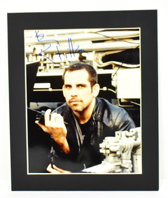 Lot 1728 - BEN STILLER; a signed colour photograph...