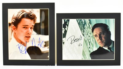 Lot 1618 - Two autographed photos comprising Russell...
