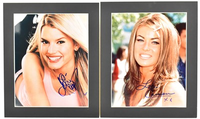 Lot 1740 - Two signed colour photographs of American...