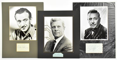 Lot 1713 - Three black and white photographs and...