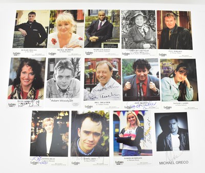 Lot 1694 - EASTENDERS; fourteen circa 1990s signed...