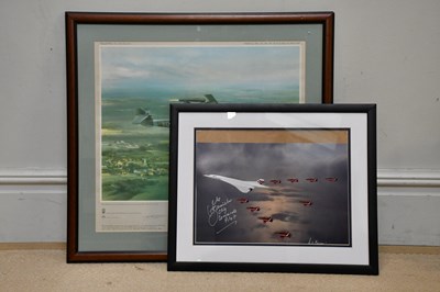 Lot 1527 - CONCORDE; a photograph signed by Mike...