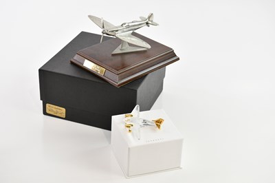 Lot 1635 - ROYAL HAMPSHIRE; a model of a MK1 Spitfire, on...