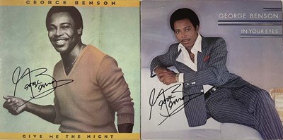 Lot 1725 - GEORGE BENSON; two signed albums comprising...