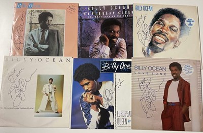 Lot 1580 - BILLY OCEAN; six signed albums including...