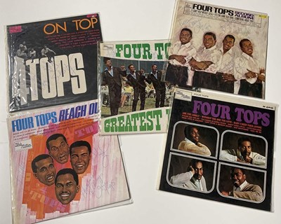 Lot 1608 - FOUR TOPS; five signed albums comprising...