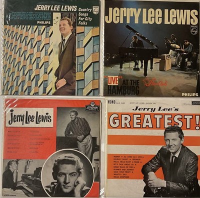 Lot 1607 - JERRY LEE LEWIS; four signed albums comprising...