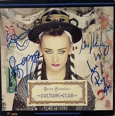 Lot 1705 - CULTURE CLUB; a 12" remix of 'Karma Chameleon',...