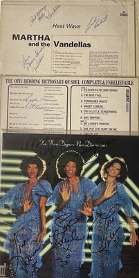 Lot 1615 - SOUL MUSIC; three signed albums comprising...