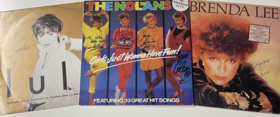 Lot 1699 - POP MUSIC; three signed albums comprising...