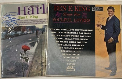 Lot 1701 - BEN E KING; two signed albums comprising...