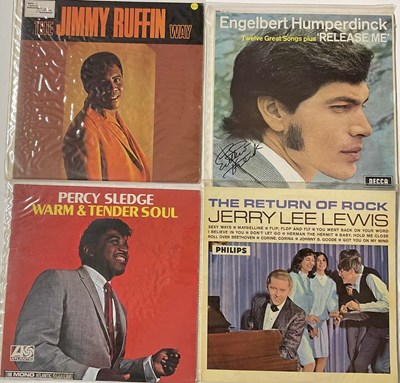 Lot 1614 - Four signed albums comprising Percy Sledge...