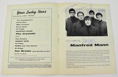 Lot 1797 - MANFRED MANN; a signed 'Your Lucky Stars'...